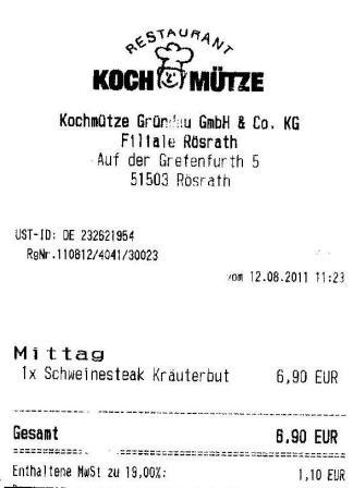 chnt Hffner Kochmtze Restaurant